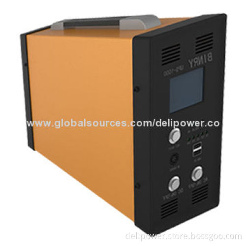 UPS with 930Wh, 1,000W, Double USB, 5V, 12V DC/10A Voltage Output